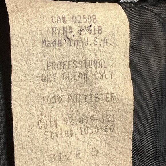 Gothic Chic Black Lace Long Sleeve Dress Size 5 Vintage 80s/90s Lace Up - Picture 9 of 11